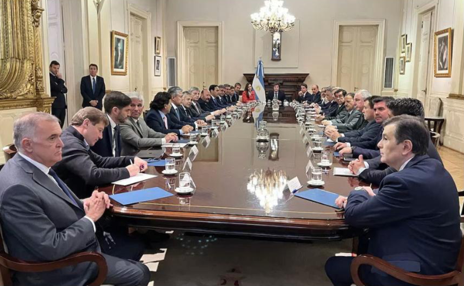 Reunion de gobernadores con el presidente Javier Milei
